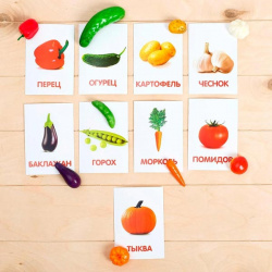 Овощи - обучающий набор - фото2